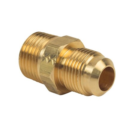 Thrifco Plumbing No. 48 1/8 Inch x 1/8 Inch Brass Flare MIP Adapter 9448000